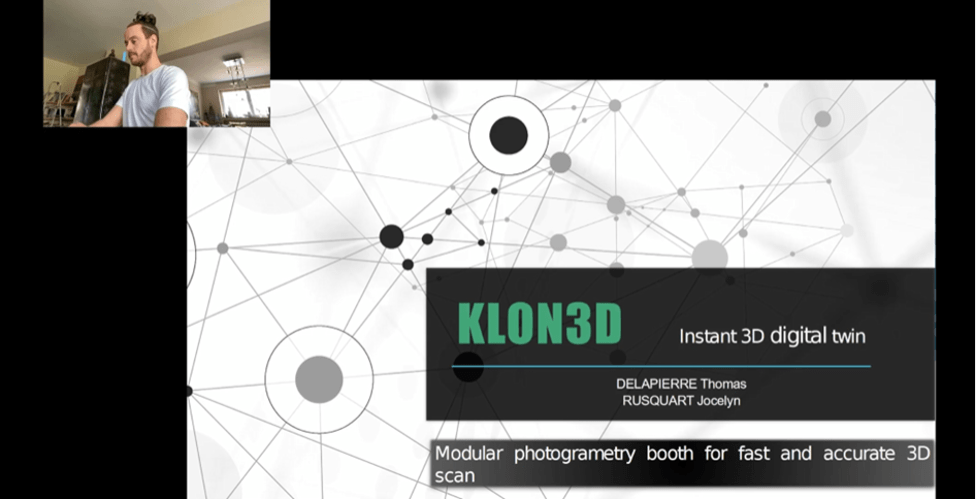 Online winner of the iPRODUCE Hackathon – “KLON3D”